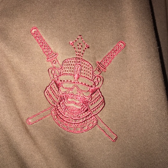 Samurai Surfer Hoodie. Brown size 2XL - Picture 2 of 5